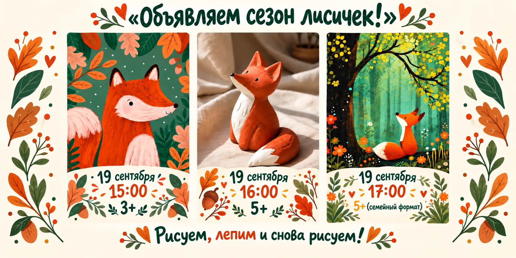 Творческий день - 19 сентября!